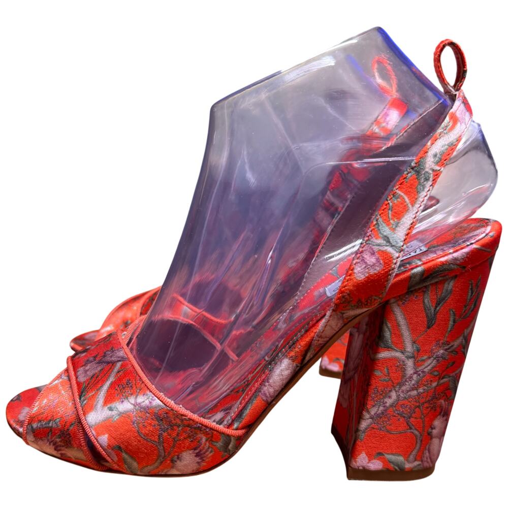 TABITHA SIMMONS X Johanna Ortiz Women's 37.5/US 7 Wrap Tie Heel Sandals Italy - Picture 12 of 16